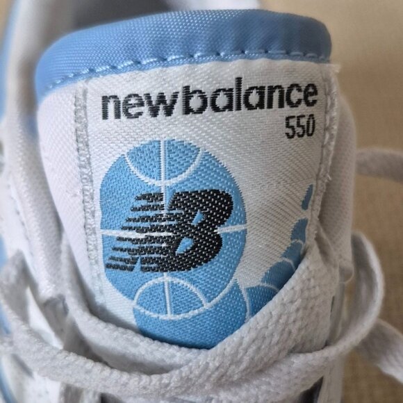 NEW New Balance 550 White University Blue Men's 6 Tennis Shoes Sneakers CLEAN - Picture 10 of 12